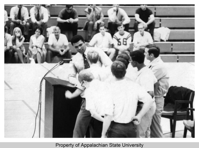Mohammed Ali visit to App State